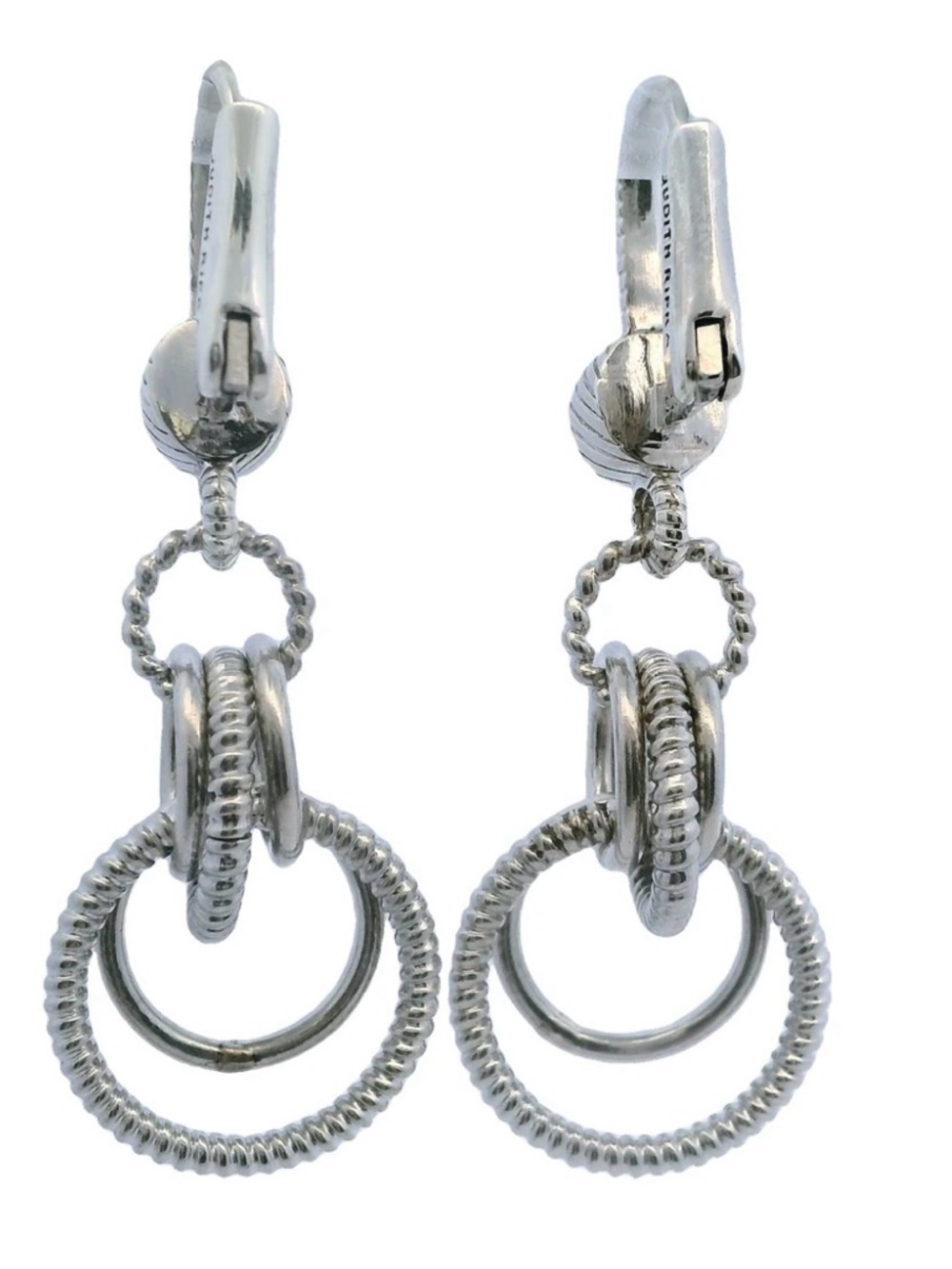 Judith Ripka Sterling Silver Earrings 🪴 - Picture 4 of 7